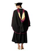 Deluxe Doctoral Graduation Hood with Gold Piping