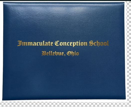 Customized Smooth Graduation Diploma Certificate Cover 8 1/2" x 11" OR 7" x 9" Book Style