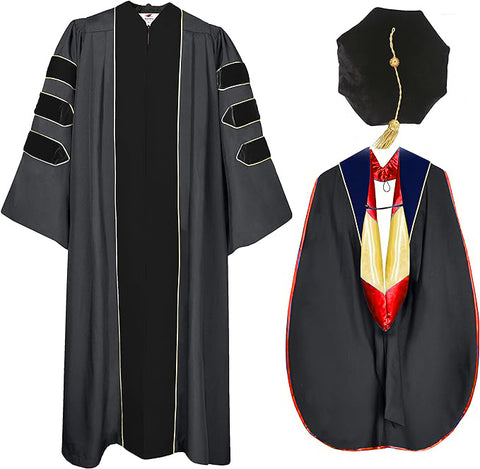 Rutgers Subscription only Doctoral Gown Doctoral Tam and Doctoral Hood