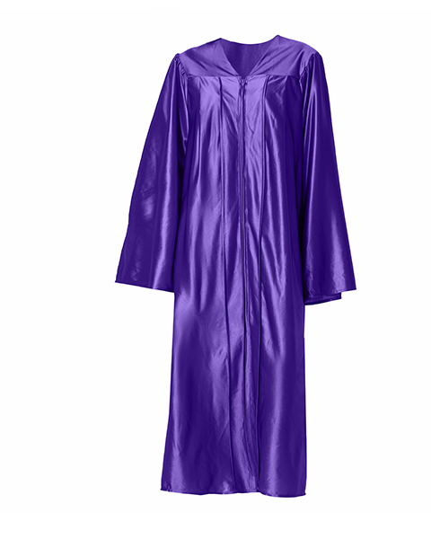 Unisex Shiny Graduation Gown Choir Robe for Church for Baptism Confirmation Choir Officiant or School（6 Colors）
