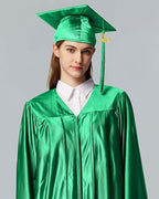 MyGradDay Unisex Adult Shiny Graduation Cap with Tassel 2026 Year Charm