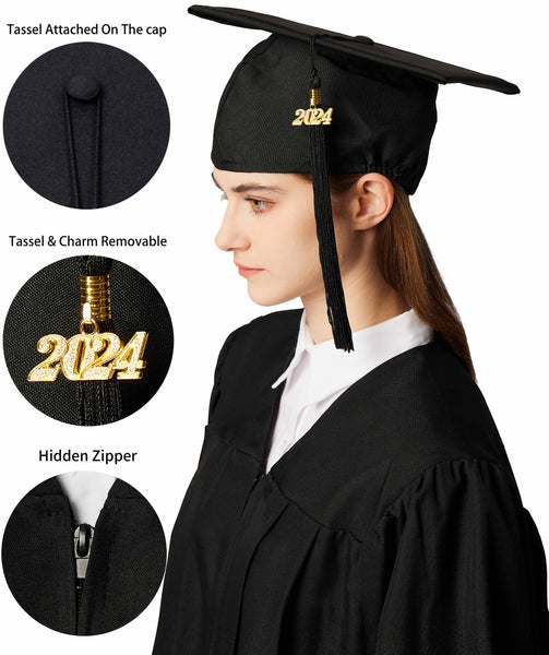 Rutgers Subscription only graduation Cap and Gown 2024 charm