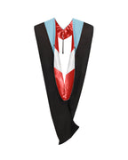 MyGradDay Unisex Master Graduation Gown Cap and Hood Master Regalia with 2026 Tassel
