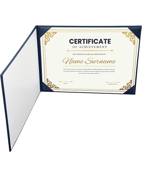 MyGradDay Customization Diploma Cover 8.5x11 Diploma Holder Graduation Certificate Cover Smooth