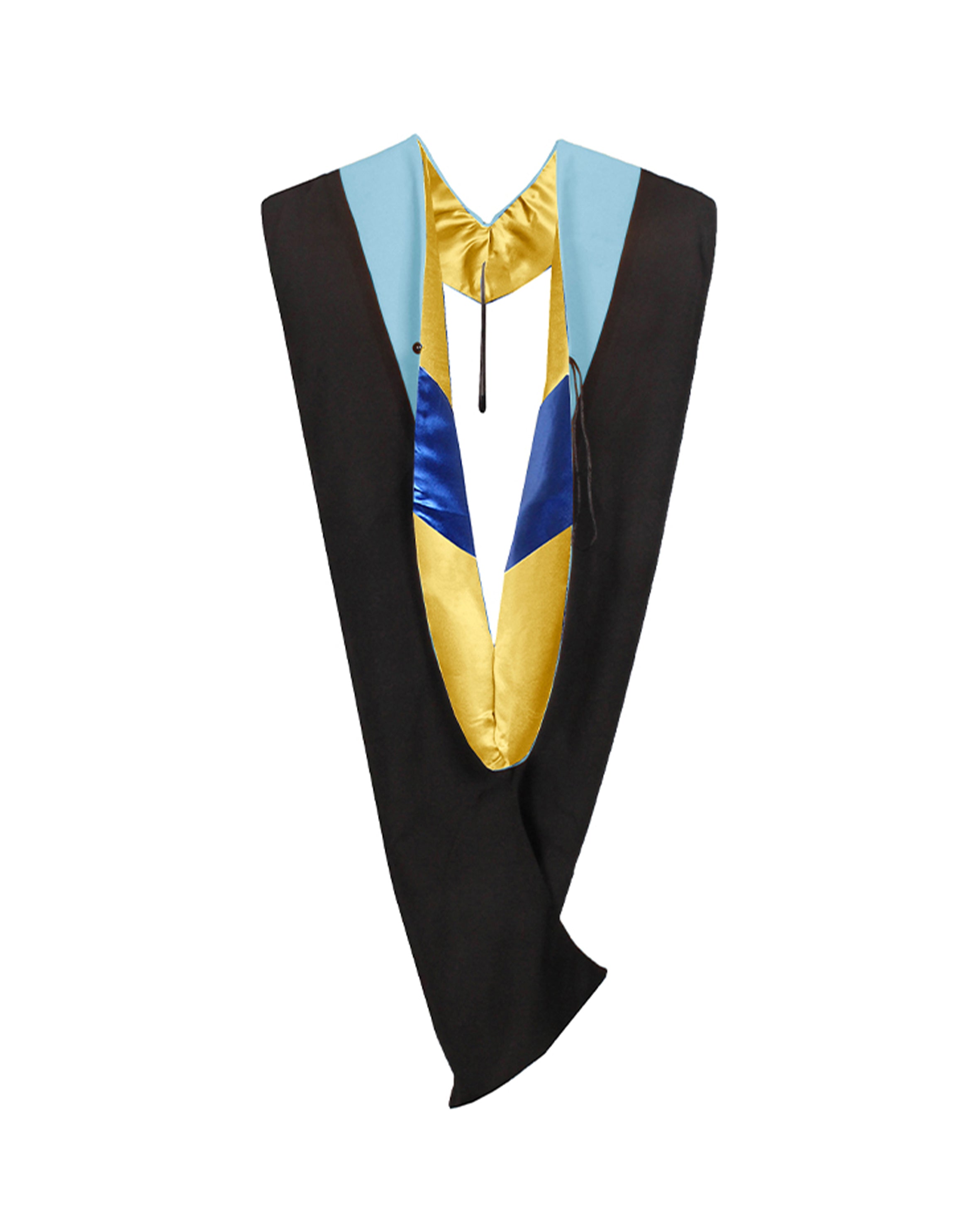 MyGradDay Unisex Master Graduation Gown Cap and Hood Master Regalia with 2026 Tassel