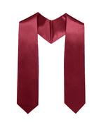 Unisex Kids Plain Graduation Stole 50” Total Length