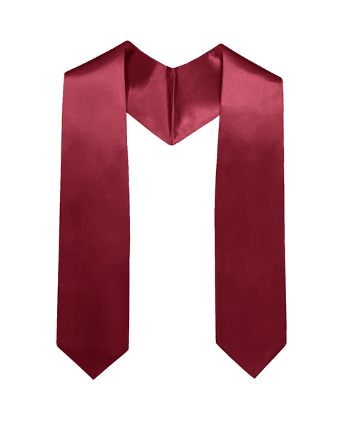 Unisex Kids Plain Graduation Stole 50” Total Length