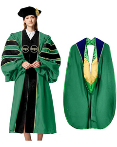 Customized Doctoral Graduation Gown Hood & Tam 8S