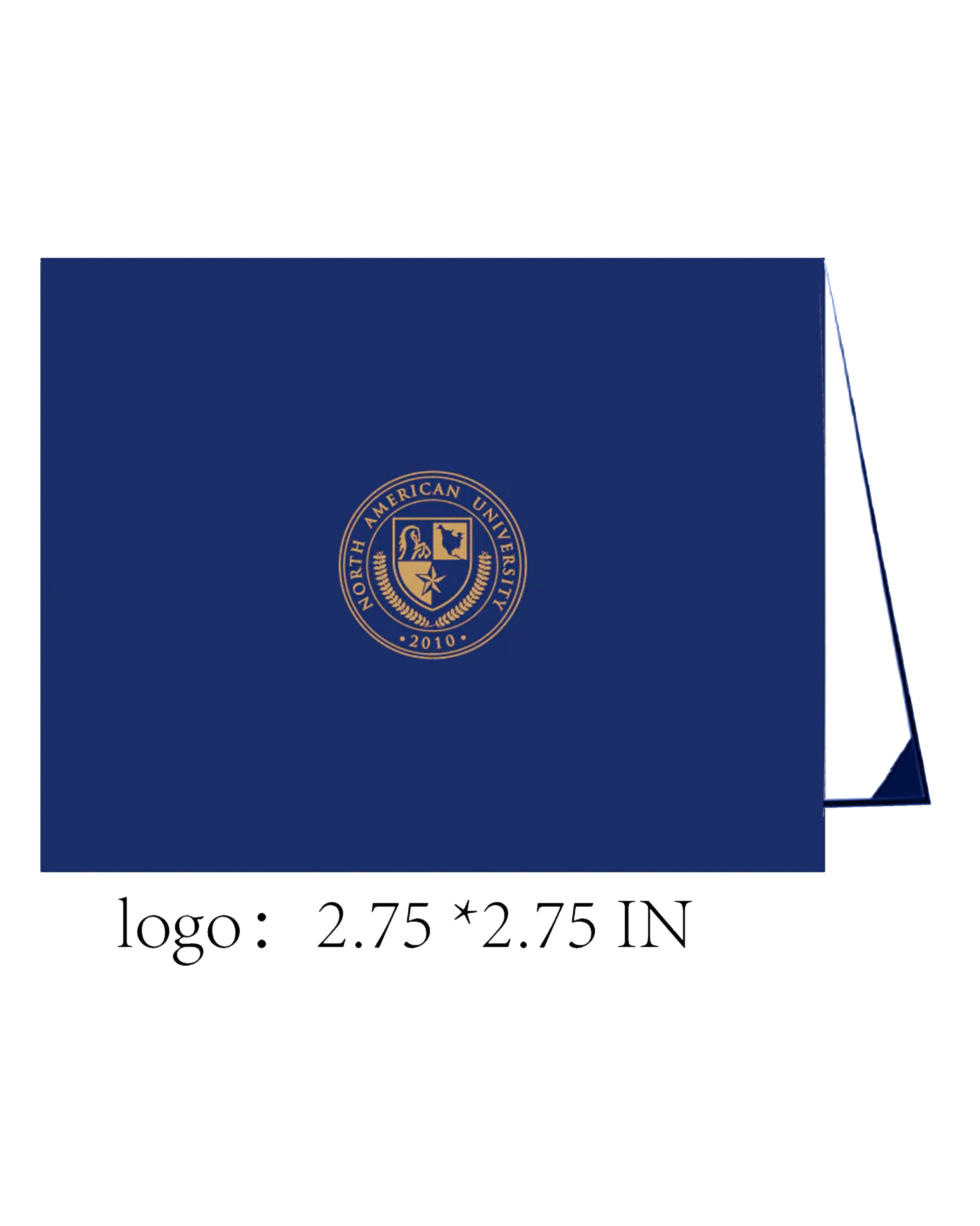 Customized Smooth Graduation Diploma Certificate Cover 8 1/2" x 11" OR 7" x 9" Book Style