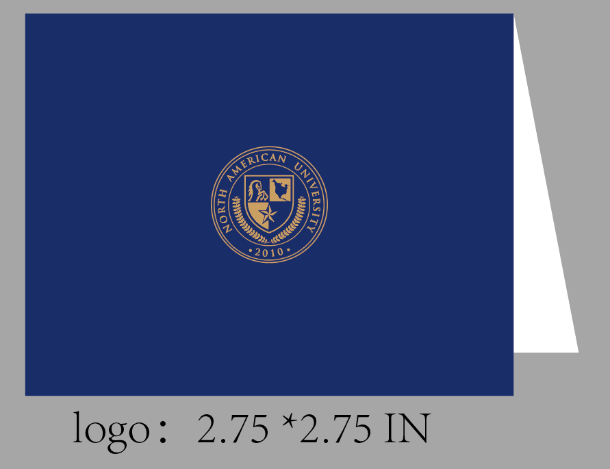 Customized Smooth Graduation Diploma Certificate Cover 8 1/2" x 11" OR 7" x 9" Book Style