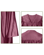 Shiny Preschool and Kindergarten Graduation Gown & Cap Tassel with 2025 Year Charm
