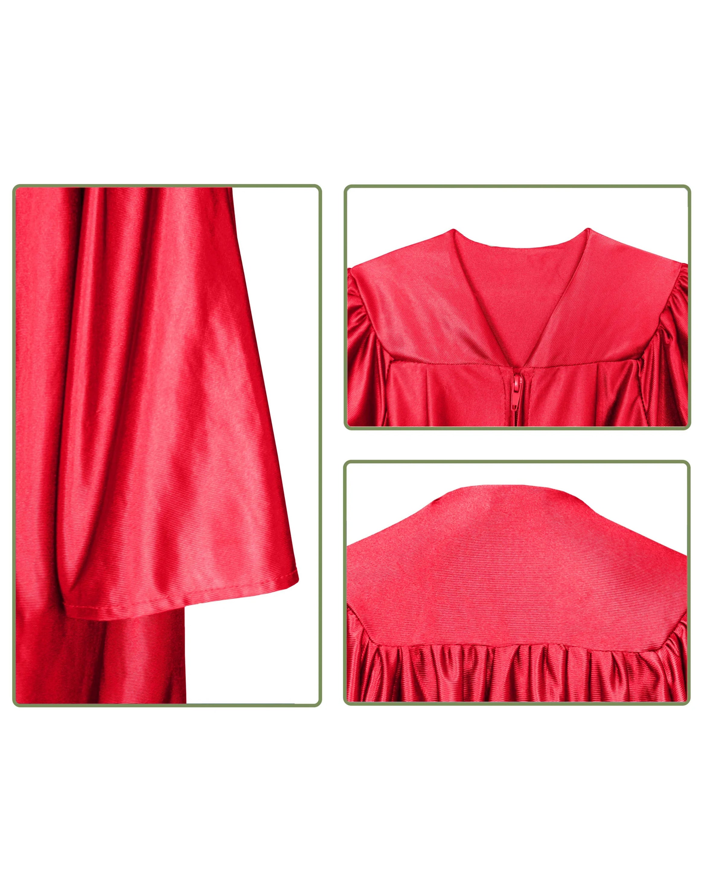 Shiny Preschool and Kindergarten Graduation Gown & Cap Tassel with 2025 Year Charm