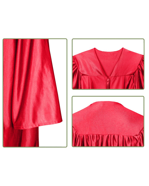 Shiny Preschool and Kindergarten Graduation Gown & Cap Tassel with 2025 Year Charm