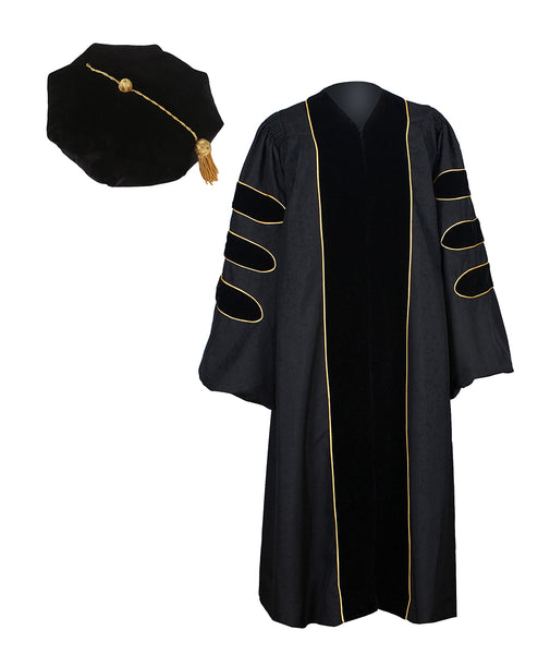 Rutgers Subscription only Doctoral Gown Doctoral Tam and Doctoral Hood，Master Cap and Gown ,hood