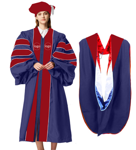 Customization Doctoral Graduation only Gown (Products Will Be Customized as Requested)