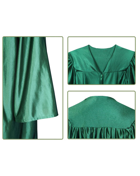 Unisex Pre-school and Kindergarten Graduation Gown | Choir Robe For Kids Shiny Finish