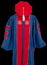 Customization Doctoral Graduation only Gown (Products Will Be Customized as Requested)