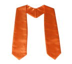 Unisex Kids Plain Graduation Stole 50” Total Length