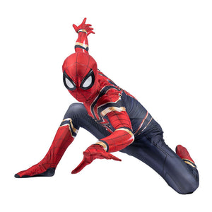 100% Spandex Iron Spiderman Costume Cosplay Suit for Youth and Adults