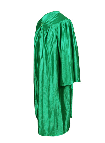 Unisex Shiny Graduation Gown|Choir Robe for Church|Cosplay Costume (Emerad Green)