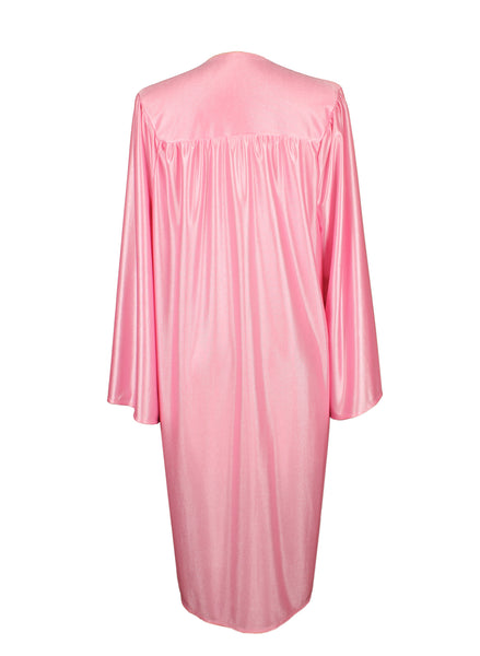 Unisex Shiny Graduation Gown|Choir Robe for Church|Cosplay Costume （Pink）