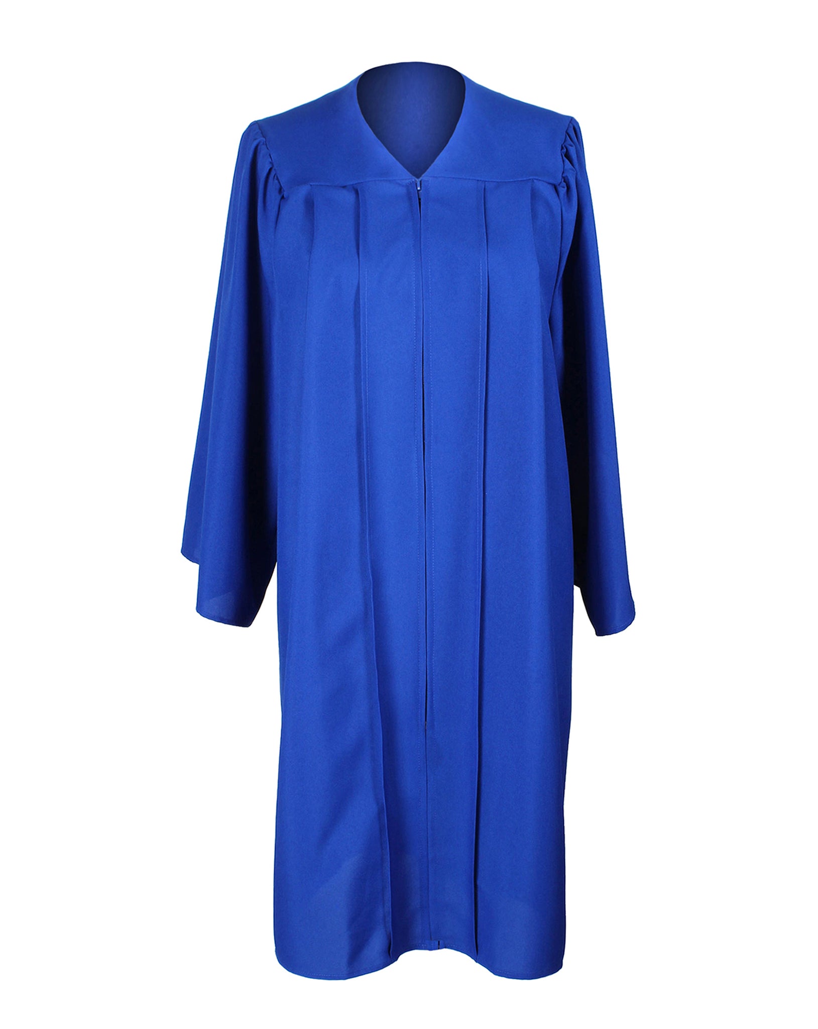 Unisex  Matte Graduation Gown|Choir Robe for Church|Cosplay Costume （Royal Blue）