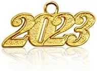 Graduation 2022/2023 Gold Year Charm High Quality Year Signet