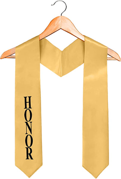 Adult Graduation Honor Stole | Embroidery Graduation Stole 60”Long