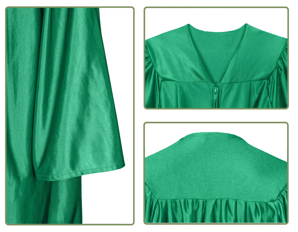Unisex Pre-school and Kindergarten Graduation Gown | Choir Robe For Kids Shiny Finish